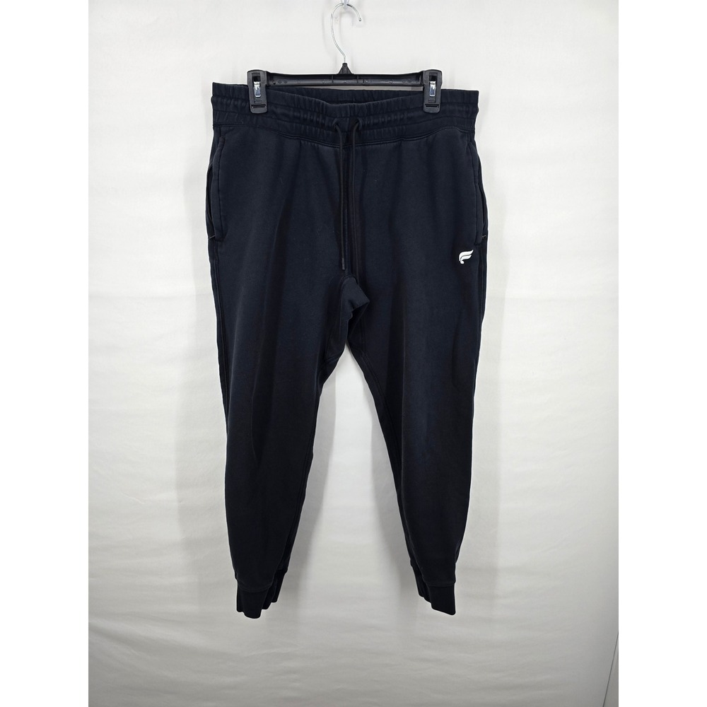 Fabletics Men Postgame Joggers Black Sweatpants Fleece Lined Sz L PT2146879-0001